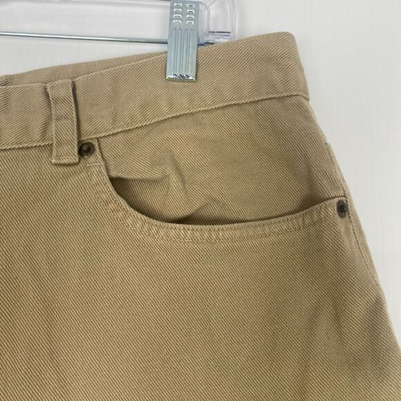 Vintage Lauren Jeans Co Ralph Lauren Womens Tan Bootcut Pants Size 16 Wide Leg - Picture 16 of 16